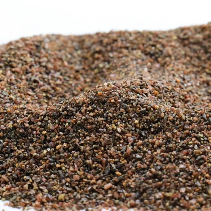 Tamaño de granate de filtración de agua